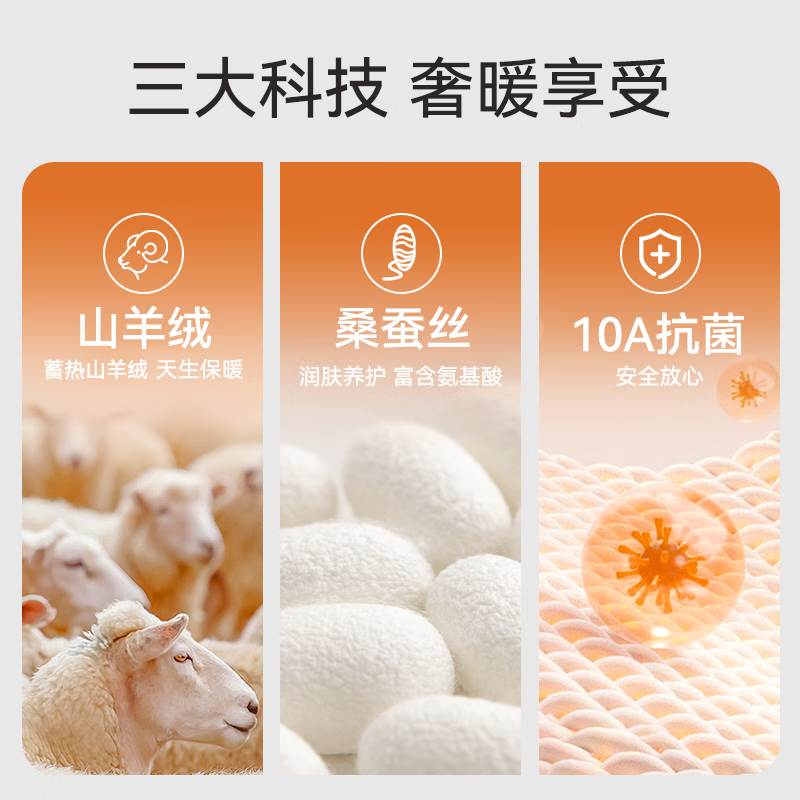 MiiOW mid-collar thermal underwear men's suit cashmere silk half-turtle collar German velvet cold-resistant thickened autumn coat and long trousers for middle-aged and elderly people