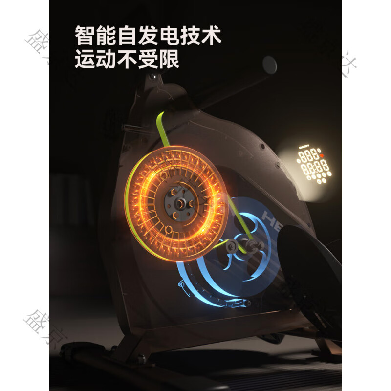 HEAD rowing machine household magnetic resistance silent super fat-burning fitness equipment comprehensive trainer small boat machine standard version 16-speed manual resistance adjustment course