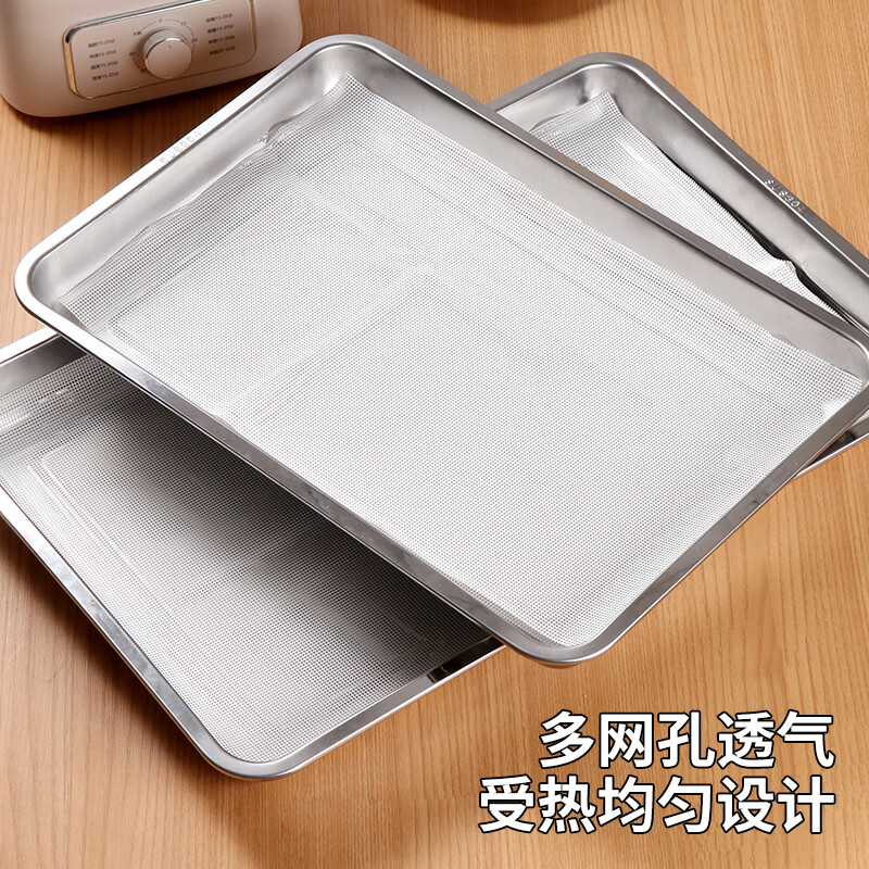 Baijie Square Silicone Steamer Mat Hotel Commercial Food Grade Nano High Temperature Resistant Drawer Cloth Steamer Drawer Mat 40*60 Ten Sheets