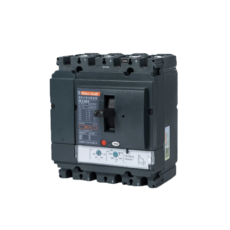 NSX molded case circuit breaker Merlin Gerin NS100N master control switch 630A overload short circuit molded case air switch 630A 4p