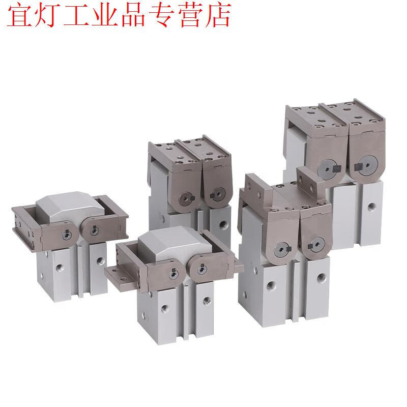 SMC finger cylinder 180 degree opening and closing gear type flat type MHW2-20D-25D-32D-40D-50D-D1 MHW250D1