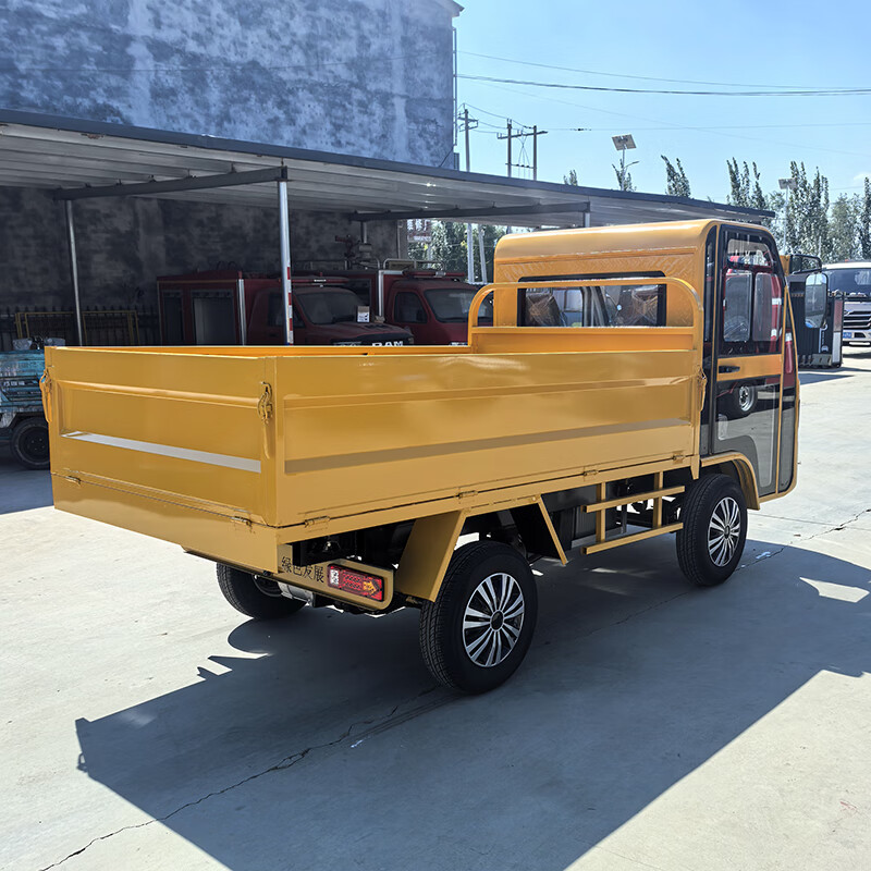 Huiyoujie pure electric garbage truck property community flatbed transport truck urban sanitation garbage collection truck small electric truck standard version 72V100AH (excluding dump three-door)