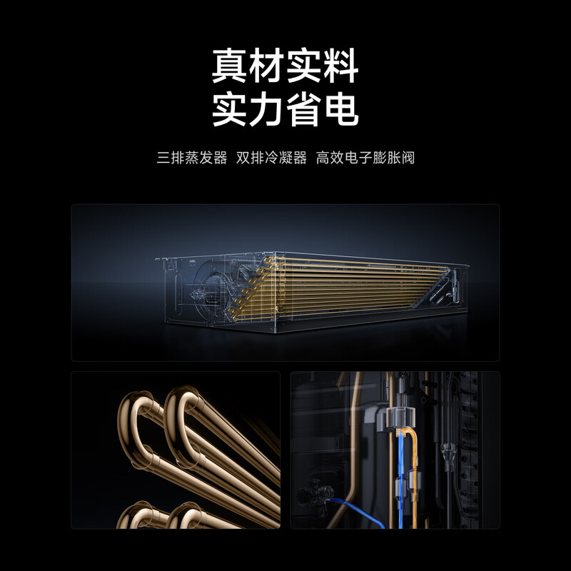 Xiaomi (MI) central air conditioner 3 hp Pro one-to-one duct machine Mijia full DC variable frequency multi-split air conditioner super first-class energy efficiency 75FW-OC20/N1B1 3 hp first-class energy efficiency 75FW-OC20/N3B1