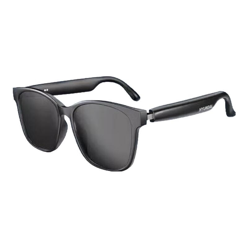 BESE JD Logistics Intelligent Translation Bluetooth Glasses Music Headphones 144 National Languages Real-time Simultaneous Interpretation Suitable for Apple Xiaomi Huawei Home AI AI Smart Sunglasses Half-Frame Black