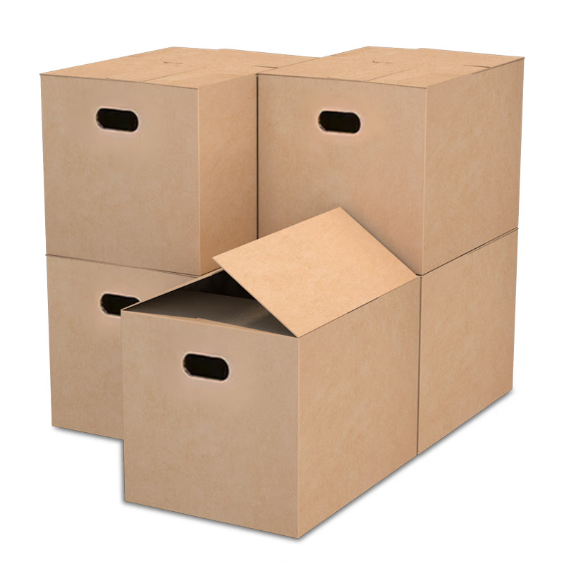 Moving carton extra hard five-layer thickened large express storage box packaging packaging carton custom made wholesale non-porous extra large 60*40*50-5 pieces reinforced version + harder load-bearing