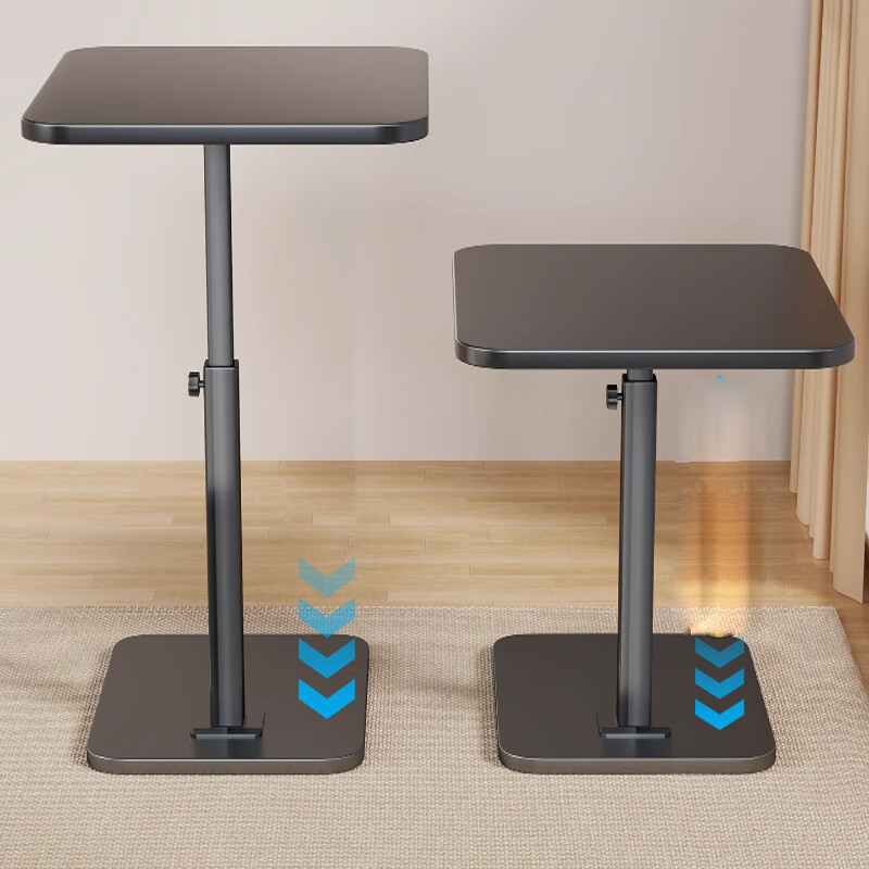 Wooden grid computer desk extension board study table lifting table desktop writing table children's desk notebook stand standing office black frame black surface