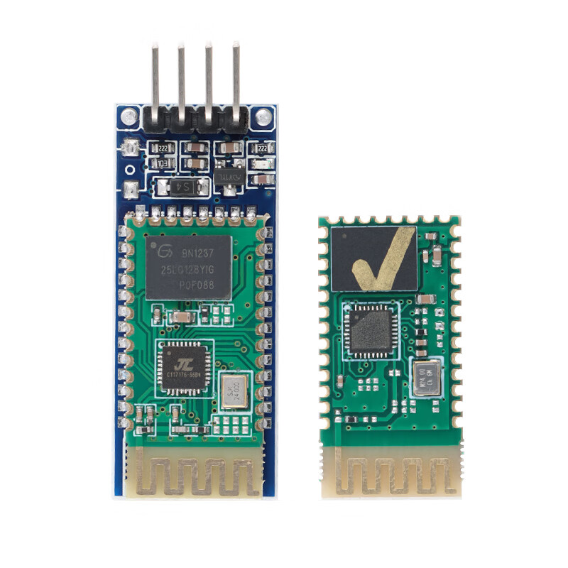 HC05/HC06 Bluetooth serial port transparent transmission module Bluetooth wireless serial port communication module SMD type/with base plate HC05 Bluetooth module_with base plate No specifications