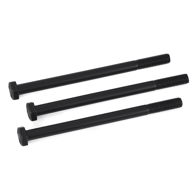 Jinggong (JINGGONG) 12.9 grade external hexagonal screw high strength full thread extended screw bolt M4M5M6M8M10-M36 M16*200 full thread (1 piece)