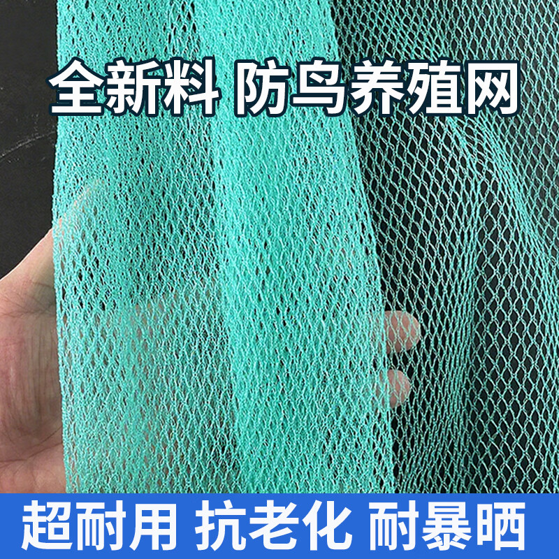 Star Dad Anti-bird Net Fruit Tree Orchard Greenhouse Nylon Line Chicken Fence Protection Net Balcony Fish Pond Cherry Tree Grape Window Polyester Skynet Grid Rope Net 2 meters wide and 10 meters long