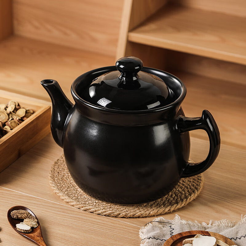 Yijia (IJARL) decoction casserole can open fire and heat-resistant Chinese medicine pot health pot Chinese medicine cooking jar household handle casserole 2.8 liters