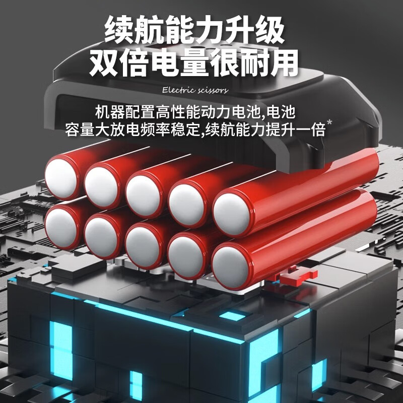 DELIXI electric electric pruning shears lithium battery fruit tree shears rechargeable garden pruning shears special branch scissors Speed Shear King 2.0Ah Brushless Economic Edition 1 Electric