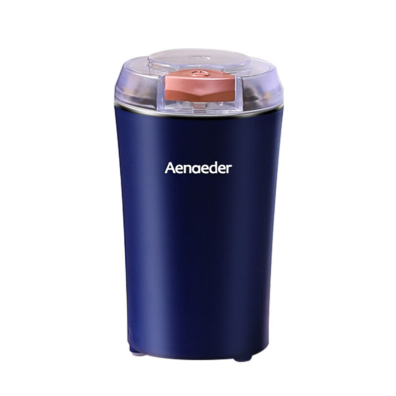 110V American standard grinder electric household small grinding machine medicinal grain blending dark night blue grinder six-page knife British standard insert