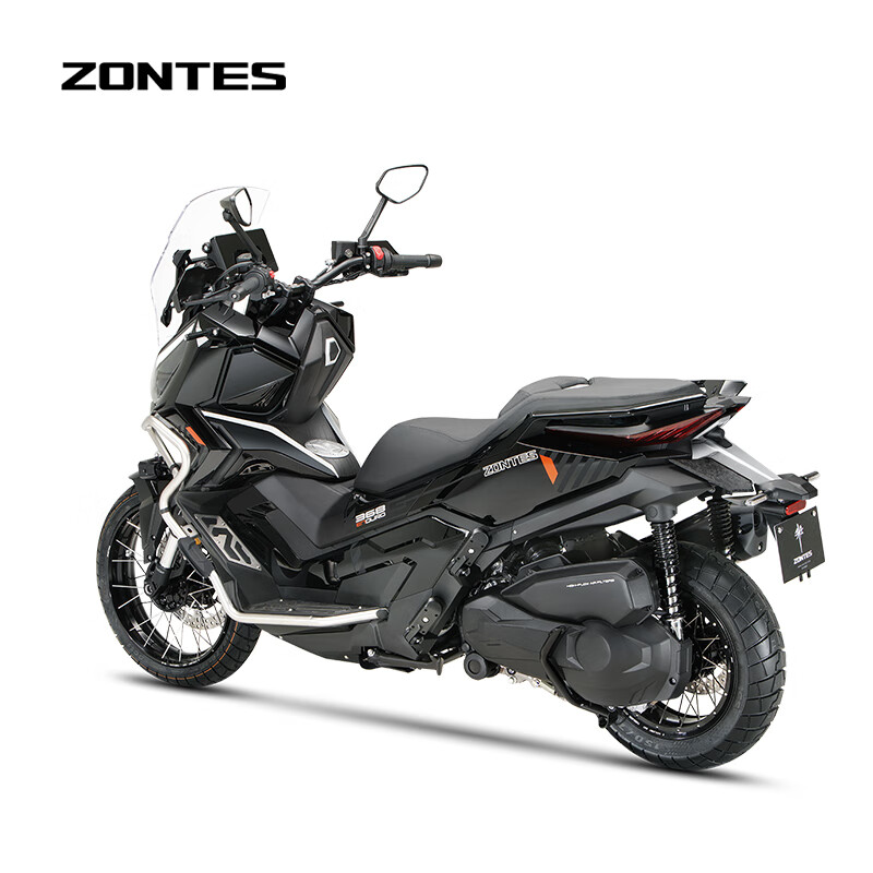 ZONTES 2026 new 368G electronic throttle version ADV scooter (shipped within 45 days after payment) Piano Black (Short Version)