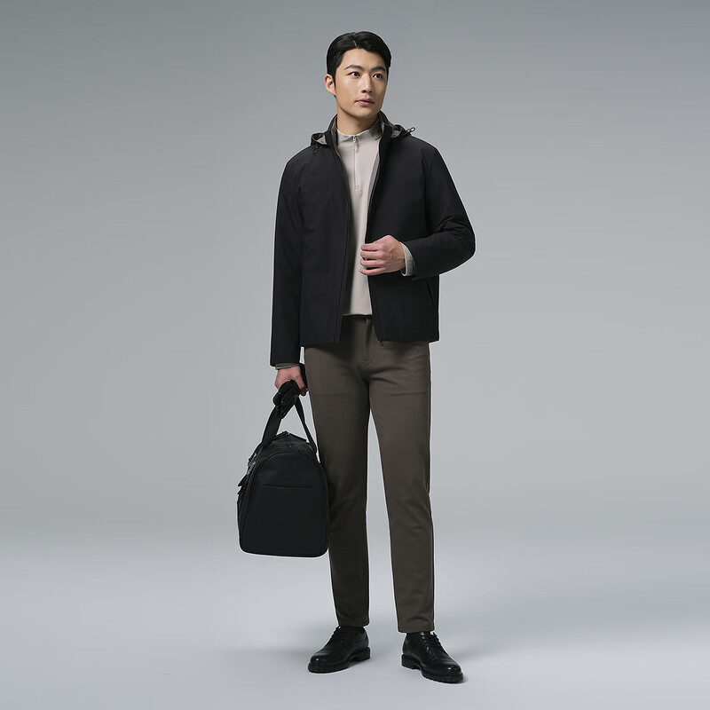 Lilang water-repellent down lightweight down jacket men's removable hood winter men's down jacket jacket