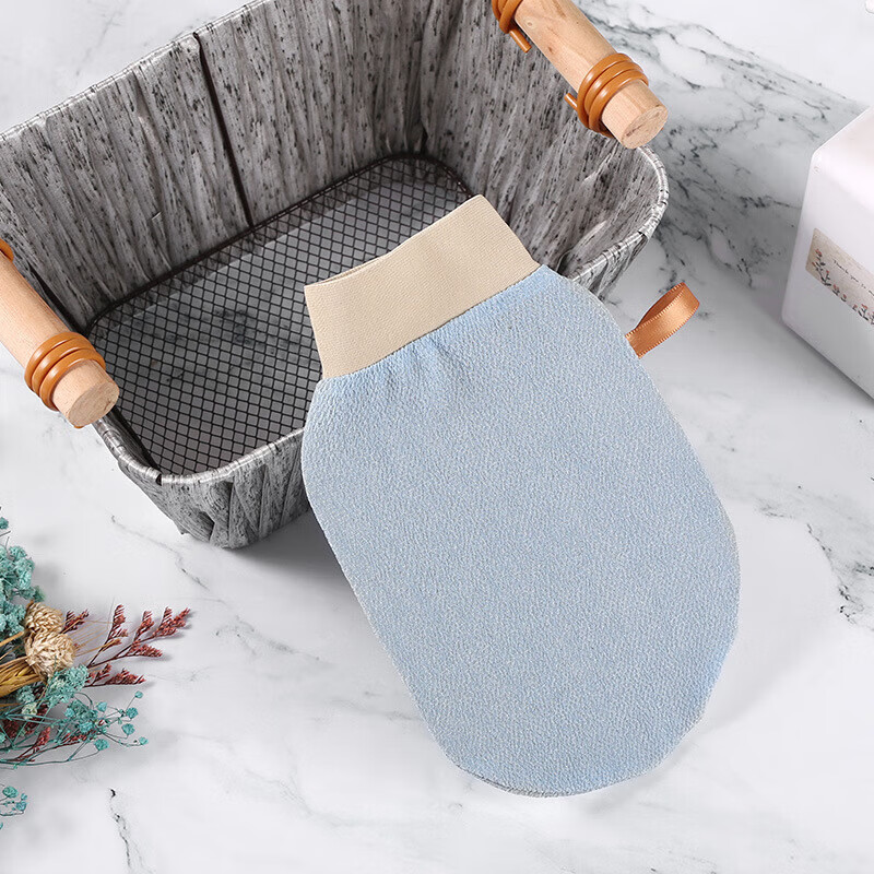 Maodong recommends bathing gloves, a powerful decontamination tool, double-sided bath towels for men and women, thickened bath towels, 1 bath towel (random color)