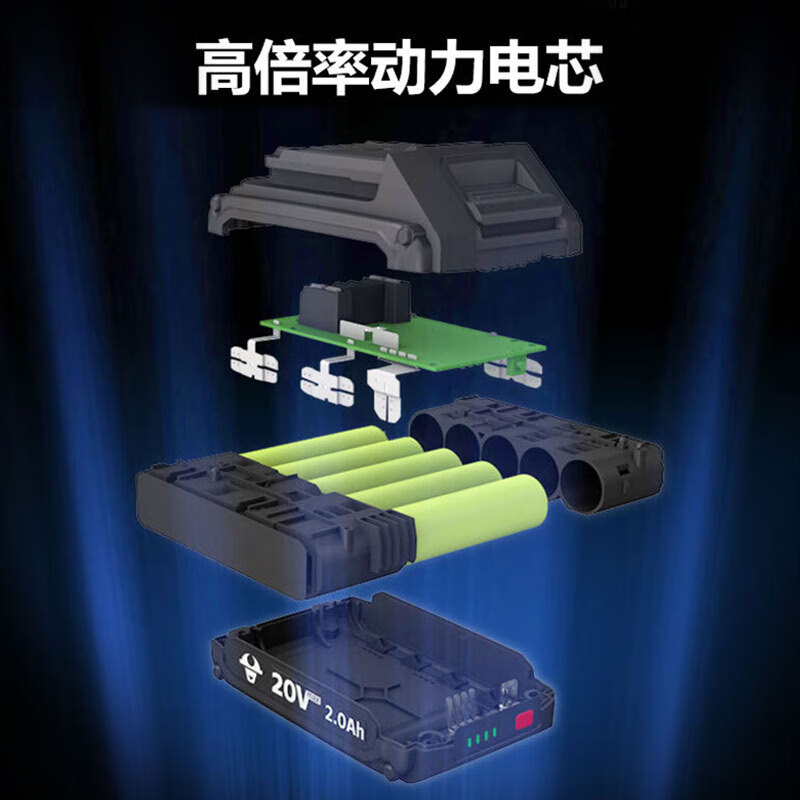 BULL Lithium Brushless Electric Impact Driver Cordless Multifunctional Screwdriver GBS215 (2.0S)