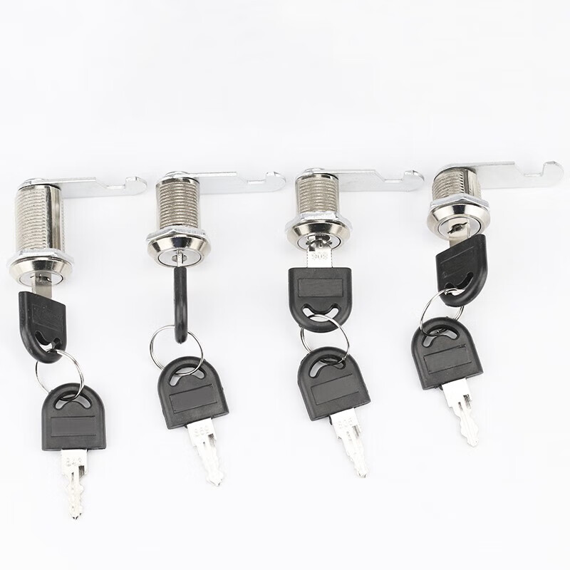 Hesdig HY-391 locker lock, drawer lock, metal file cabinet lock, mailbox turn tongue lock, electric box cabinet door lock, furniture locker lock core, 16mm single opening type (10 pieces), Beijing warehouse flash delivery