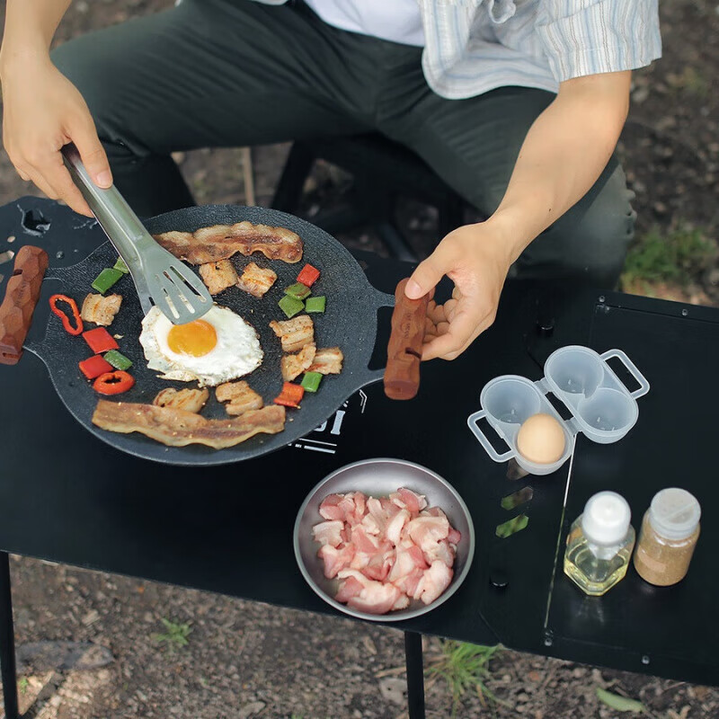 Rainbow Space ISE MOUNT outdoor 2-compartment egg box convenient transparent anti-fall portable egg box camping shock-proof storage box with label handle egg box/2 compartments