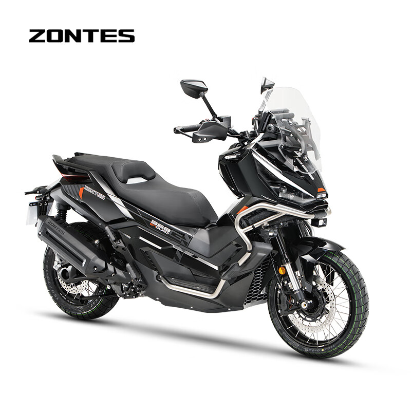 ZONTES 2026 new 368G electronic throttle version ADV scooter (shipped within 45 days after payment) Piano Black (Short Version)