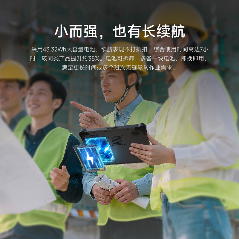 Yidao M82A high-performance Core I5-1235U processor, three-proof tablet computer, multiple interfaces, 8-inch reinforced industrial tablet