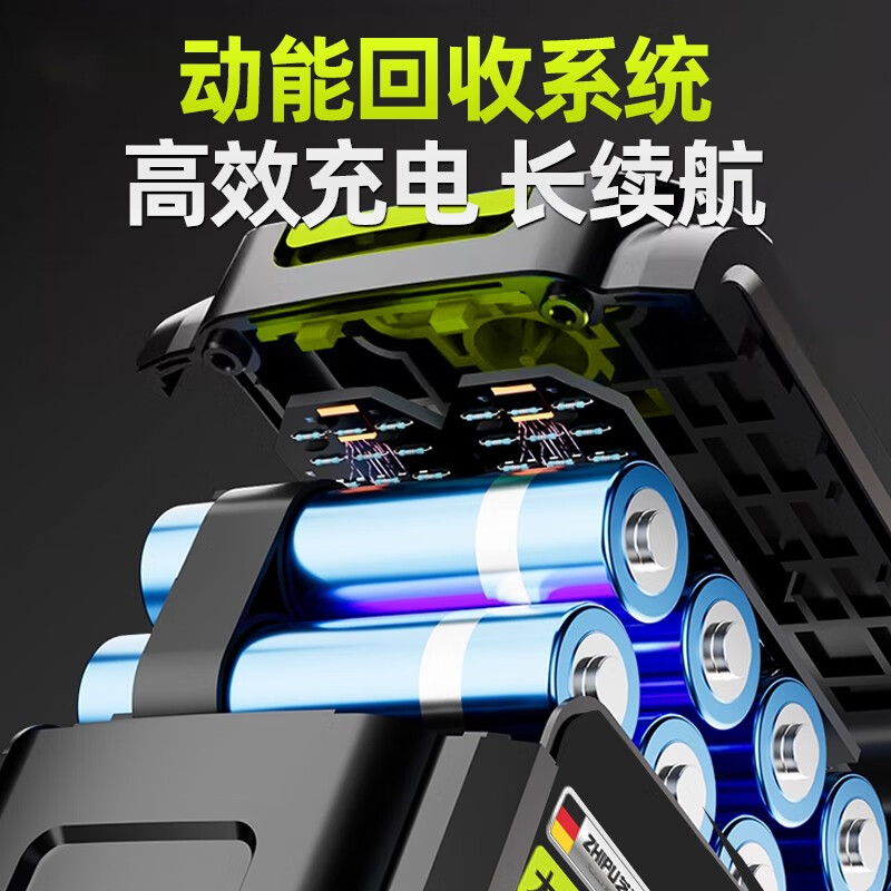 Shibaura brushless lithium electric angle grinder lithium battery high-power cutting machine household rotary angle grinder 15-section dual electric grinder