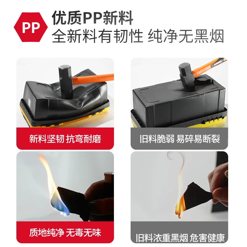 Delixi multifunctional large-capacity folding large industrial-grade home art box car multi-grid tool box 13-inch classic thickened tool box