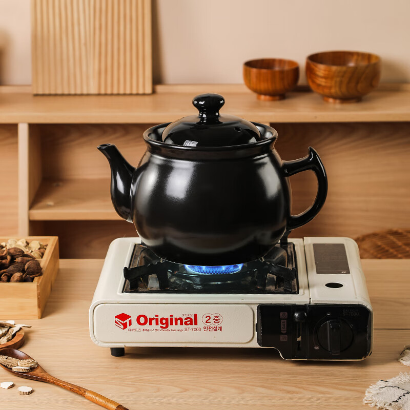 Yijia (IJARL) decoction casserole can open fire and heat-resistant Chinese medicine pot health pot Chinese medicine cooking jar household handle casserole 2.8 liters