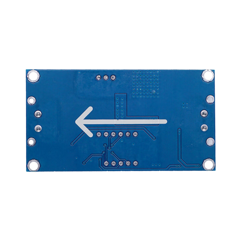 Throwing stones DC-DC step-down regulated power supply module LM2596 with voltmeter can be calibrated input 4-40V to 1.25-37V LM2596 power module 1 box