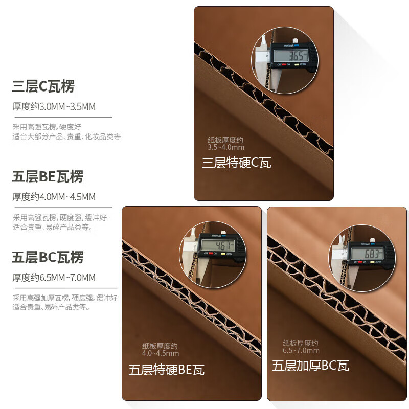 Square carton packaging box five-layer carton carton square half-height extra hard express box square packaging box length, width and height (outer diameter size) three-layer extra hard 17.8 17.8 16.8cm 36 pieces