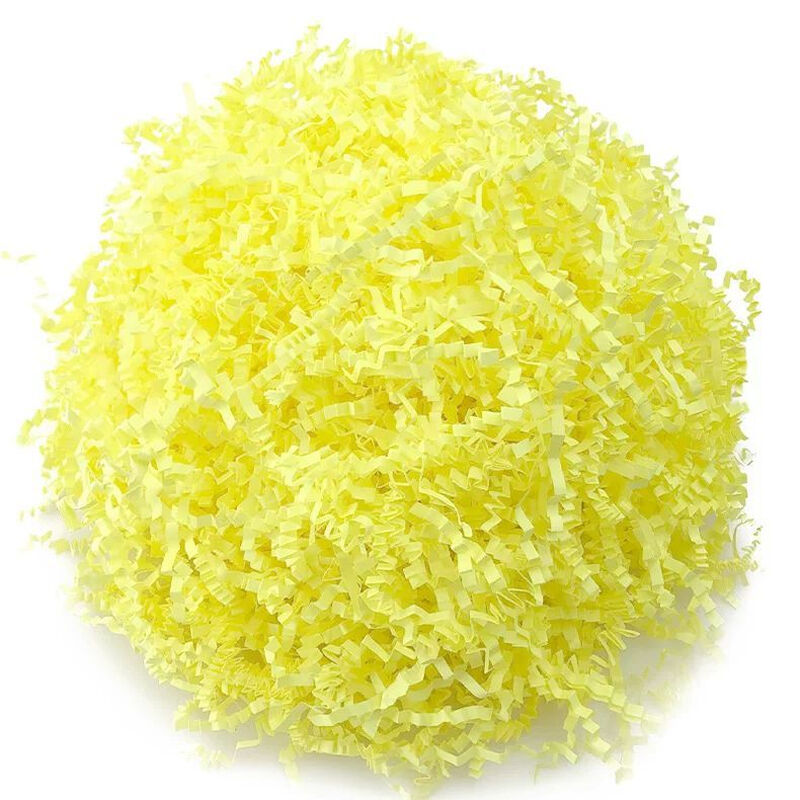 Steamed raffia filling paper Valentine's Day gift pleated gift box sugar box fruit high-end gift box decoration material bedding Christmas color 500g