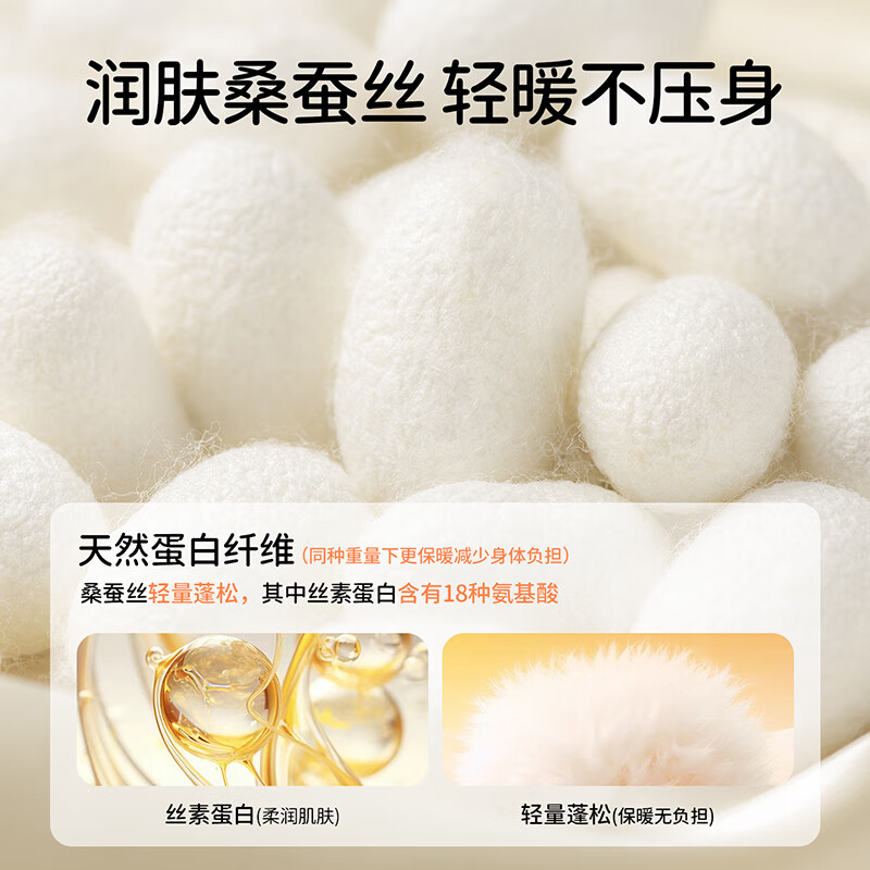 OUYUN baby sleeping bag autumn and winter 1-3 years old children's silk-filled constant temperature anti-kicking baby envelope sleeping bag