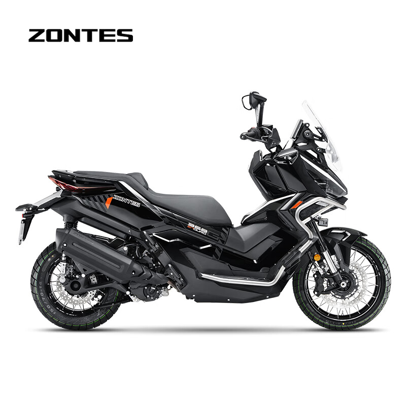 ZONTES 2026 new 368G electronic throttle version ADV scooter (shipped within 45 days after payment) Piano Black (Short Version)