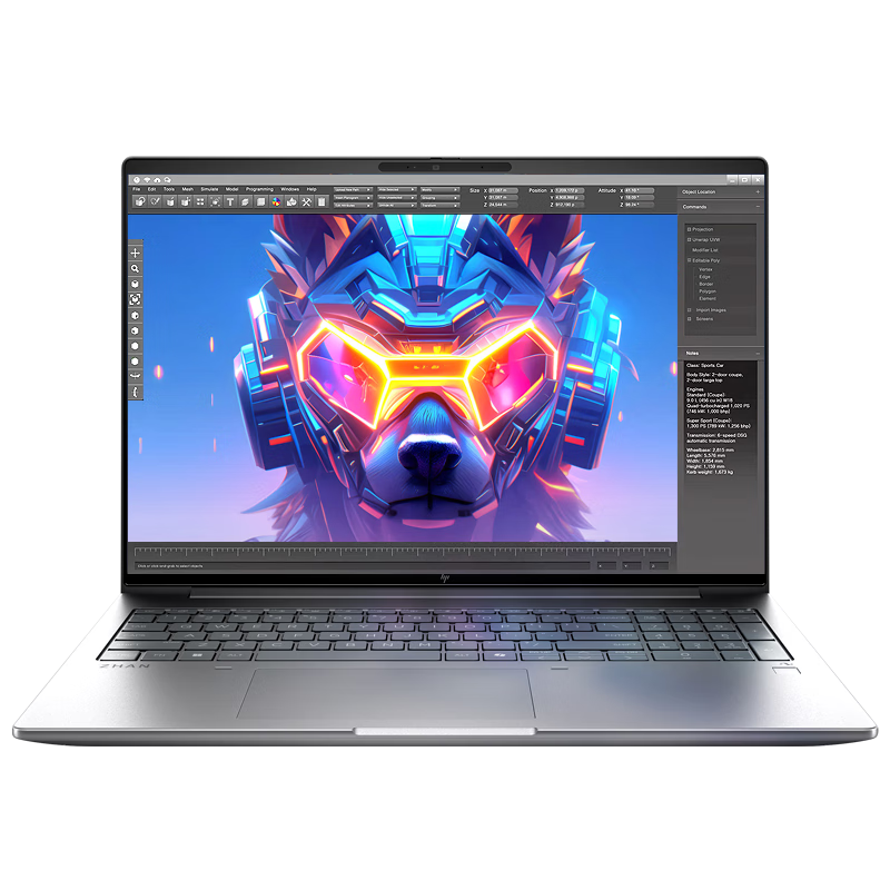 99% new HP vs. 99 16-inch high-performance AI business laptop with independent display Core 2nd generation Ultra9 285H RTX5060 32G 1T 2.5K screen