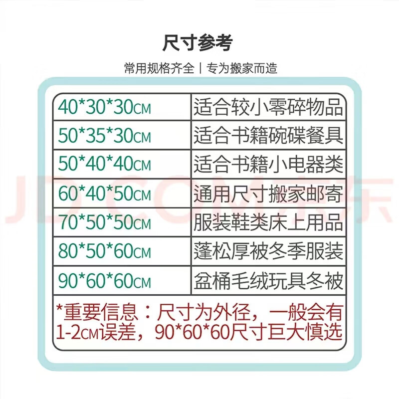 Spring Festival cash rebate storage thickened and hardened moving carton storage and organization home life cartons 3 equipped with buckle handles enhanced version 60*40*50