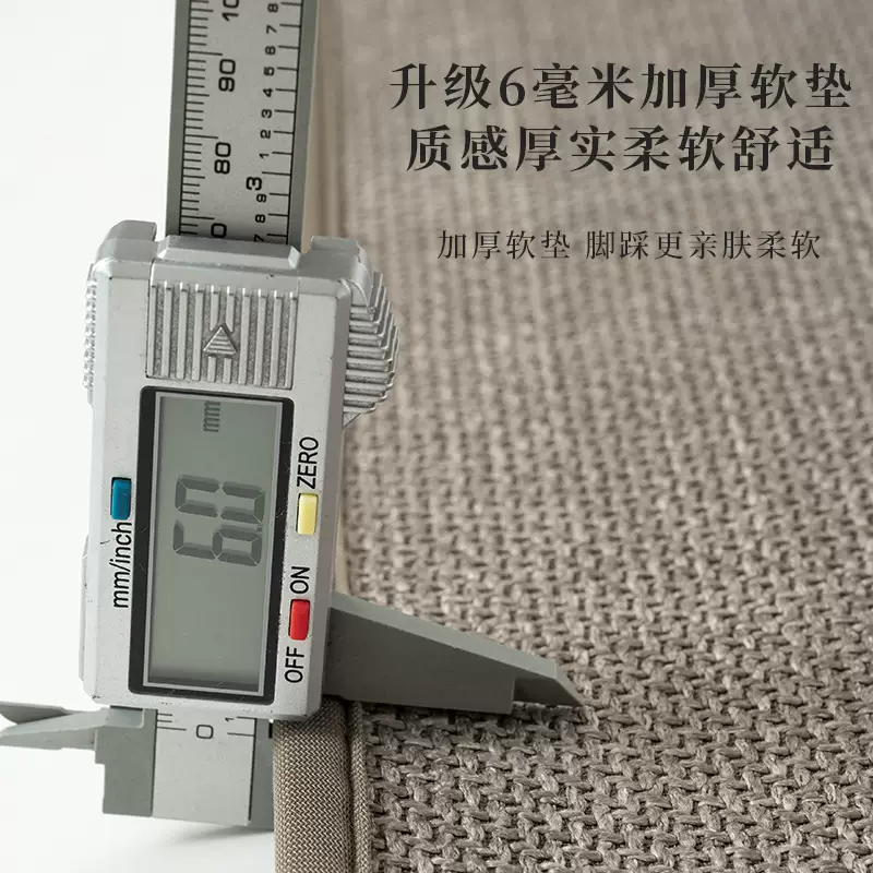 Yusenyi high-end bathroom floor mats, toilet door mats, water-absorbent, stain-resistant, non-slip living room linen woven style woven oatmeal shallow meeting 40x60CM (super absorbent丨first choice for quality)