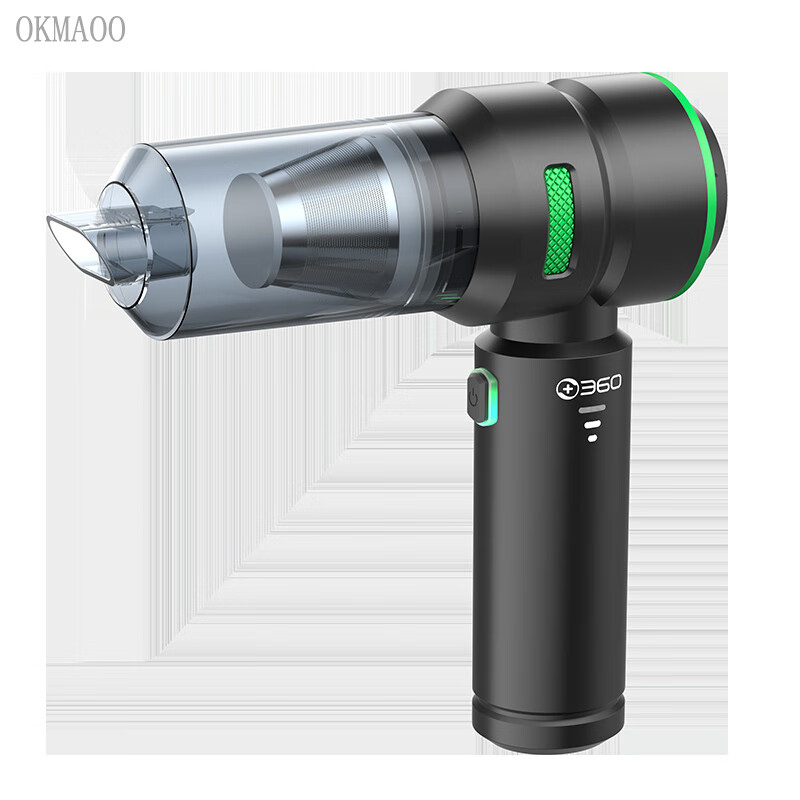 Ai Style Portable Car Bracket 360 Brushless Motor Car Vacuum Cleaner Charging Household High Power Vacuum Cleaner Small Portable Black High Power Brushless Handheld Vacuum Cleaner Filter Element X2