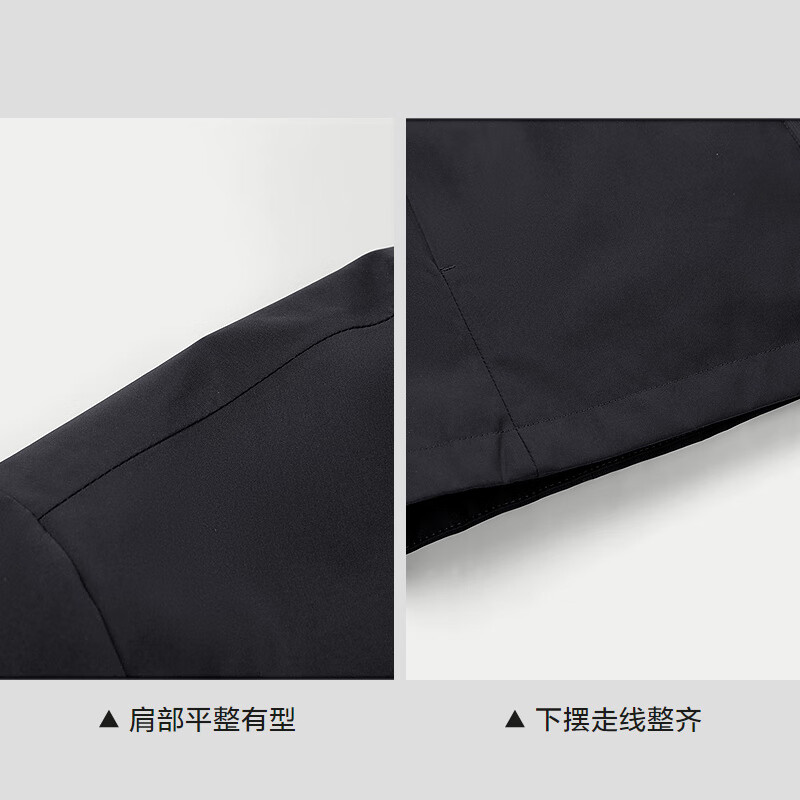 HLA Heilan Home Jacket Men's 25 One-piece Multi-Wear Removable Liner Stand-Collar Jacket Men's Winter