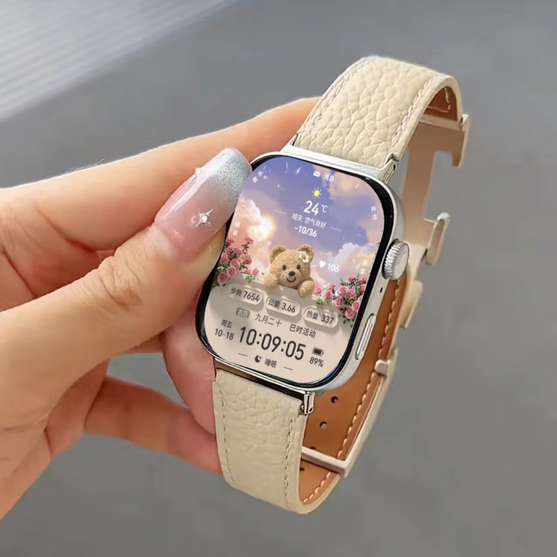 Huawei Valentine's Day Gift Huawei Watch WATCH FIT3 Smart Sports Bluetooth Call Long Battery Life Watch Monitoring Heart Rate NFC Bracelet Fashion New Product Birthday Gift Goddess Customization Wild Green + White Litchi Pattern H Buckle