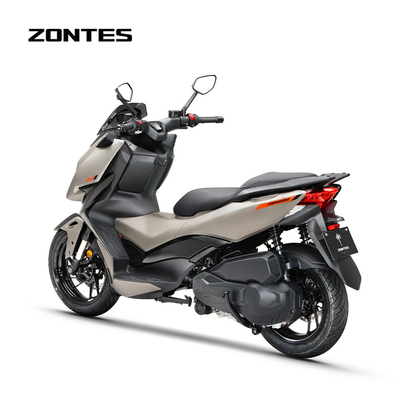 Shengshi ZONTES 2026 new Shengshi 368M electronic throttle scooter National IV single-cylinder water-cooled 368cc matte brown
