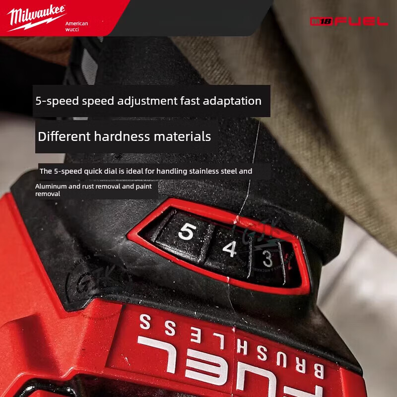 Mervoqi M18 Fsagv125Xpdb 2888-20 brushless speed-adjustable lithium battery 5-inch speed stop angle grinder 2888-20 bare metal Asia-Pacific version has a one-year warranty and does not include a battery charger