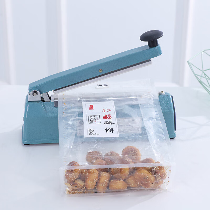Baiyue hand pressure sealing machine, sealing width 8mm, sealing length 40CM, heat sealing machine, commercial quality, metal body, durable packaging machine, aluminum foil bag, food, tea, mooncake, 400