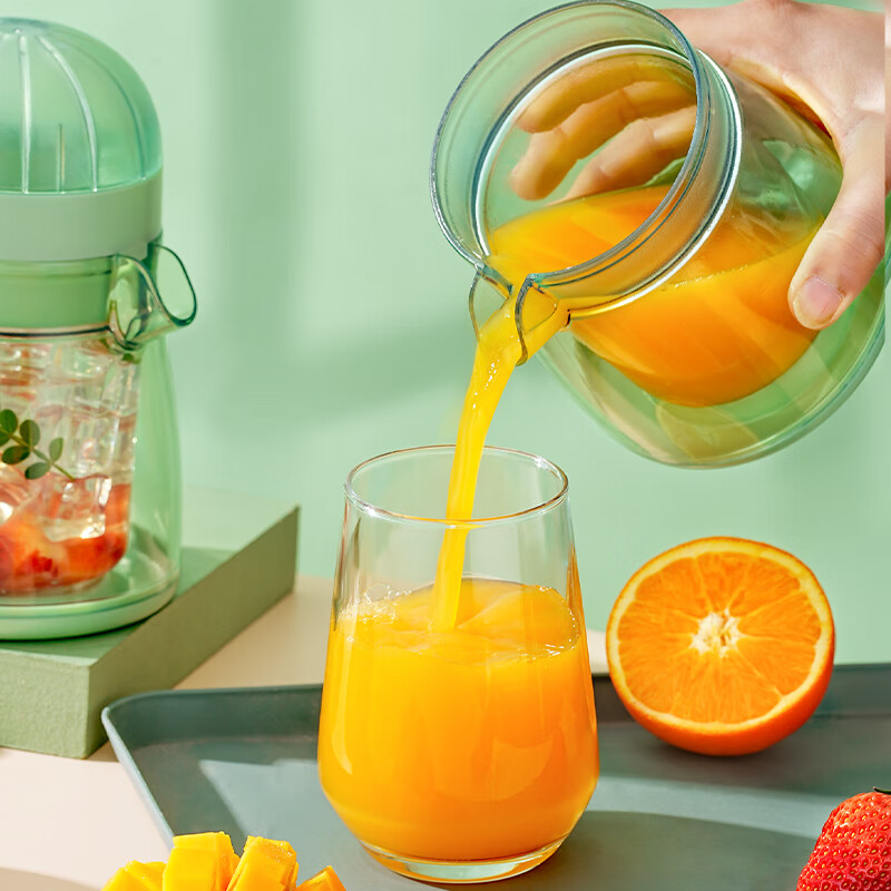 Meizhikou orange juice press manual juicer small household residue juice separation orange juice cup portable