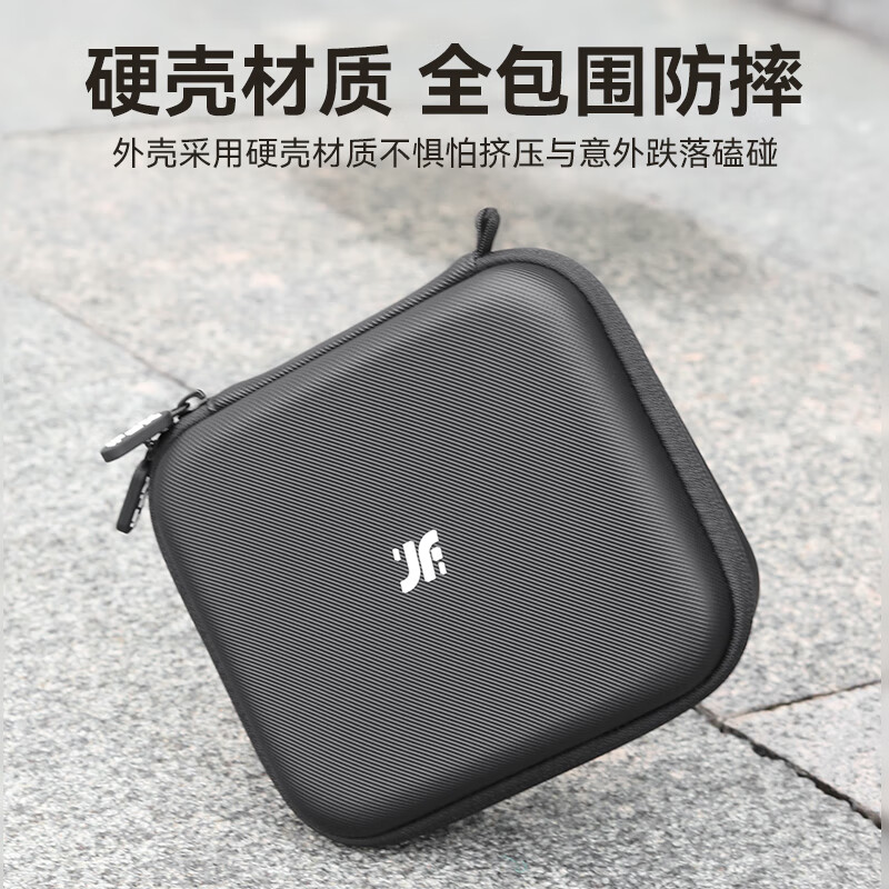 XFJI is suitable for DJI Osmo Nano mini storage bag dji nano sports camera standard bag full set of portable bag screen high-definition tempered film Osmo Nano standard storage bag (comes with carabiner) deep black