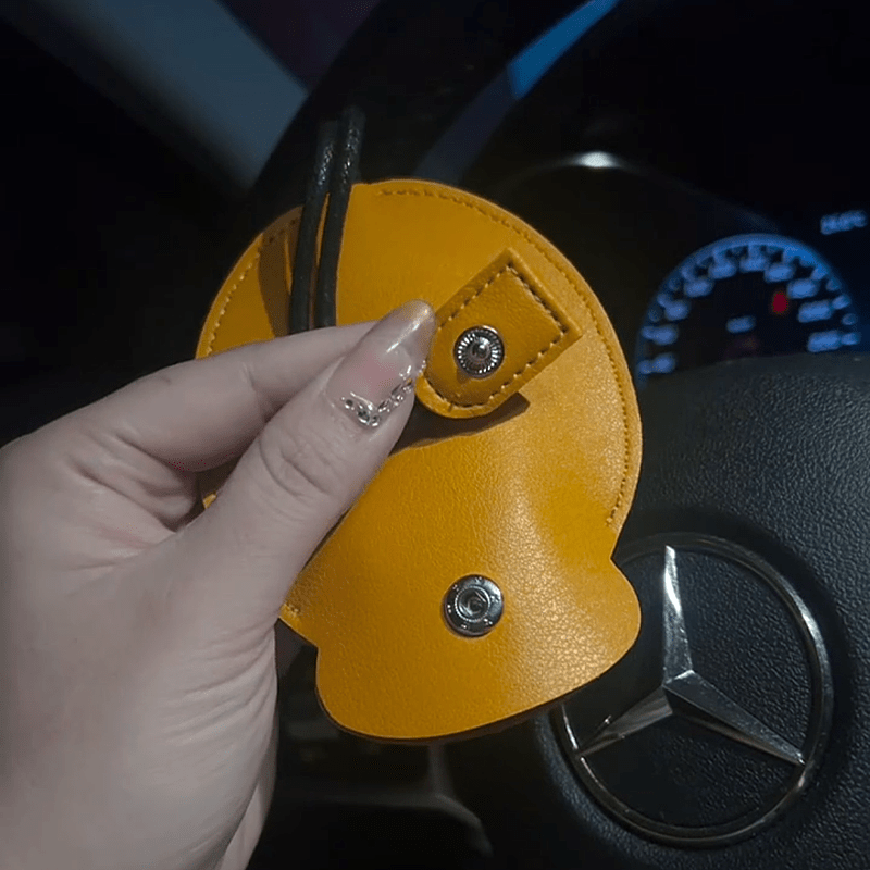 Shijanu Avocado Pull Key Bag 2025 New Style Suitable for Volkswagen Audi Benz Avocado embossed three-dimensional process (10.5*8.6cm)_