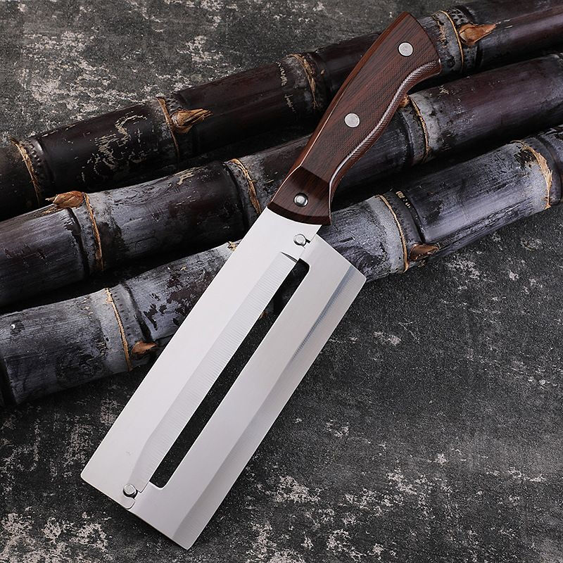 Household thickened melon and fruit peeling knife stainless steel sugar cane knife peeling commercial peeling pineapple knife peeling kitchen knife