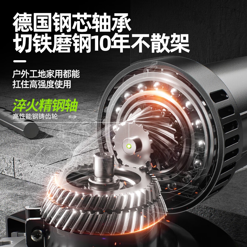 Walkerlive 21V brushless lithium battery angle grinder multifunctional rechargeable cutting machine polishing machine high power angle grinder