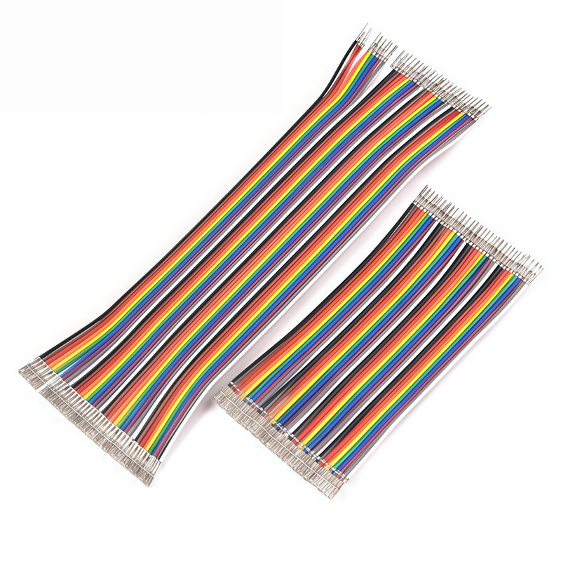 Dupont cable male to male, female to female, male to female 40p rehearsal cable connecting cable, copper core silicone Dupont cable 10/15/20/30/40/cm Dupont cable 20cm, three combinations are more cost-effective (120 in total) male to male, female to female, male to female 40p each