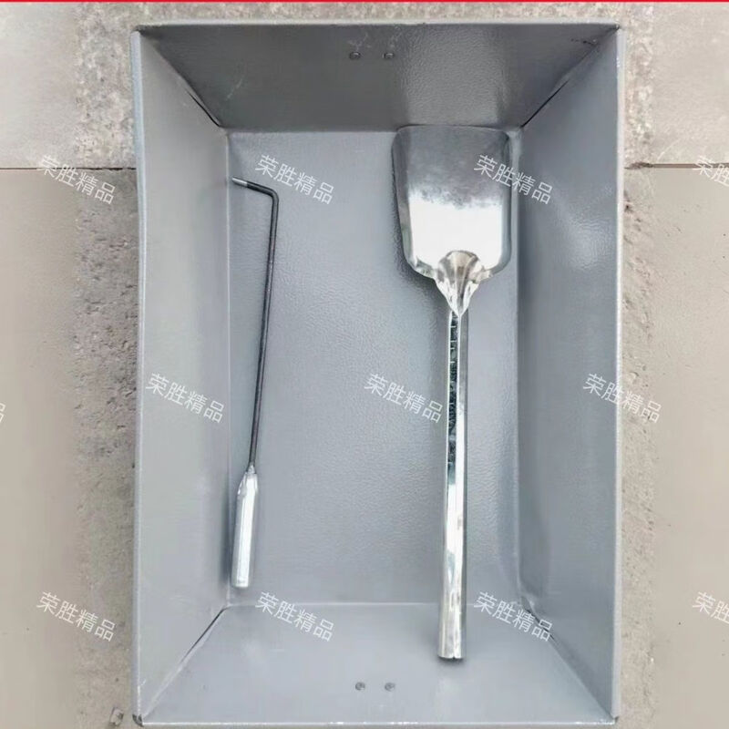 BEYZK coal bucket indoor carbon box tinplate charcoal basin gray box iron box rectangular carbon bucket coal basin thickened iron basin