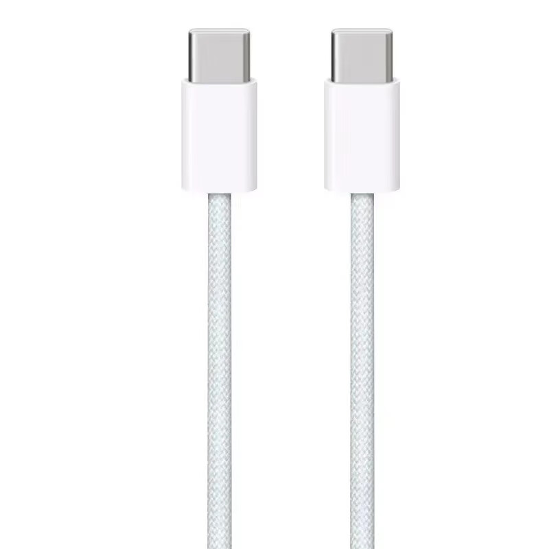 APPLE Apple 16/17 data cable adapted to original fast charging cable iphone16/15promax/plus mobile phone charging cable braided cable double type-c braided cable - 1 meter