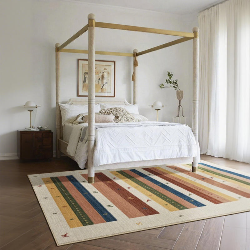 Oulens (Oulens) Nordic living room carpet coffee table blanket modern simple carpet home room bedroom carpet bedside mat Spice Market 120cm*80cm value bedside blanket